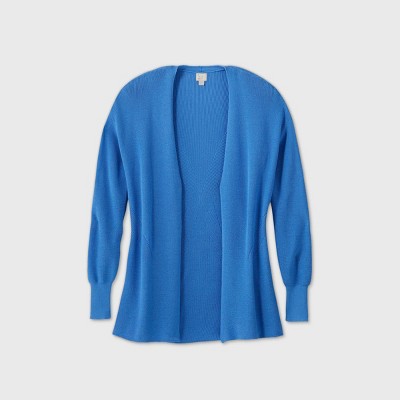 target blue cardigan