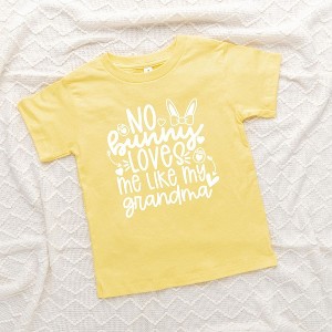 The Juniper Shop No Bunny Loves Me Like Grandma Toddler Short Sleeve Tee - 1 of 2
