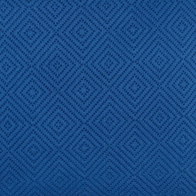 Bright Blue Hand Woven Polyester Euro Pillow Cover