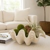 Decorative Clam Shell Bowl for Coffee Table Decor - Costal Inspired Bowl for Centerpiece Table Decorations or Home Decor Accents - 2 of 4