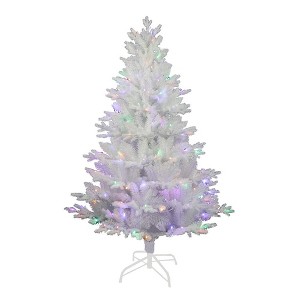 Kurt Adler Kurt Adler 5-Foot Pre-Lit Multi-Colored LED Jackson White Pine Tree - 1 of 1