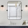 Pexfix Metal Framed Pivoted Bathroom Wall Vanity Mirror Adjustable Wall-Mounted For Modern Wall Decor - 2 of 4