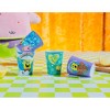 Silver Buffalo Nickelodeon SpongeBob SquarePants 4-Piece Plastic Mini Cups | Each Hold 1.5 Ounces - 4 of 4