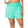 Women's Smocked Lounge Shorts - ZENANA - 2 of 2