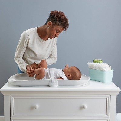 Gray Motion Sensing Light-Up Waterproof Changing Pad