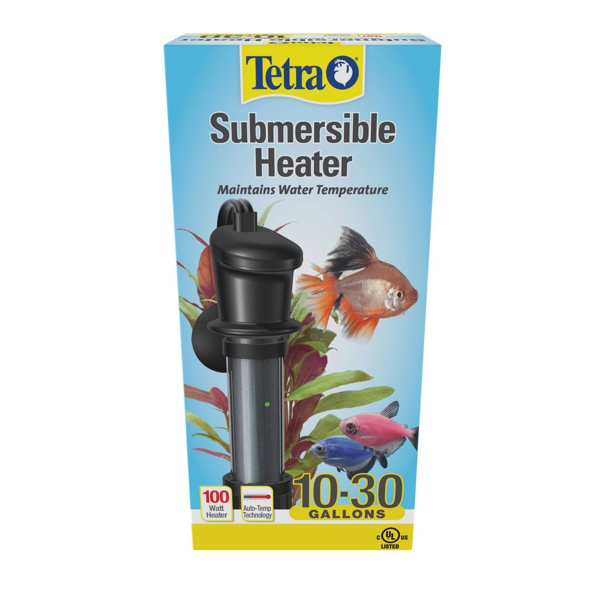 Tetra Submersible Heater 100 watts for 10 to 30gal Aquarium Parts and Accessories