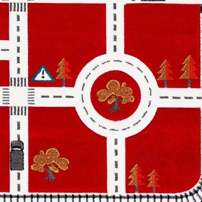 red/ivory