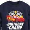 Boys' - Disney - Race To Finish Line Graphic Long Sleeve Fleece Sweatshirt - 2 of 4
