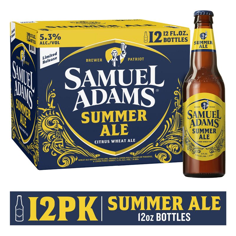 Samuel Adams Summer Ale Seasonal Beer - 12pk/12 fl oz Bottles, 4 of 6