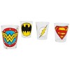 Adult DC Comics Sketch Logo 4pc Shot Glass Set - 4 of 4
