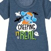 Girls' - Blue's Clues & You! - Creeping It Real Graphic Short Sleeve Fleece Dress - 2 of 4