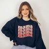 Simply Sage Market Women's Graphic Sweatshirt Retro Mama Wave - 2 of 3