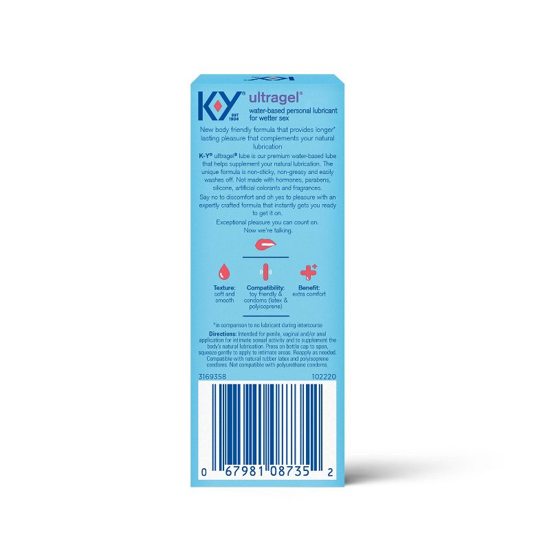 K-Y Ultragel No Fragrance Added Personal Lube - 1.5 fl oz, 2 of 6