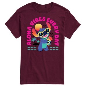 Men's - Disney - Lilo & Stitch Short Sleeve Graphic T-Shirt - 1 of 3