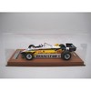 Renault RE30B #15 Winner F1 "Brazilian GP" (1982) "Mythos Series" with Driver Figure & Display Case 1/18 Model Car by Tecnomodel - 3 of 4