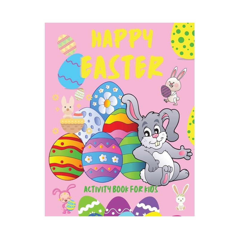 Happy Easter Activity Book for Kids - Large Print by  Lee Stanny (Paperback), 1 of 2