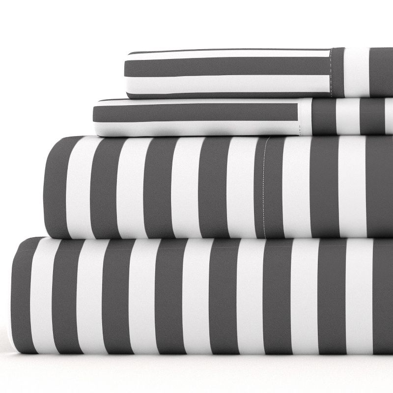 Stripes & Dots Patterns 4PC Sheet Set - Extra Soft, Easy Care - Becky Cameron, 1 of 13