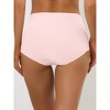 Allegra K Women's Elastic High-Waisted Unlined Breathable No-Show Hipster Underwear - 2 of 4
