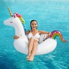 Jasonwell 2-Pack Inflatable Unicorn & Flamingo Pool Floats for Adults & Kids | Durable Swim Tubes with Fast Valves for Lake, Beach & Party Fun - 4 of 4