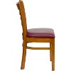 Emma and Oliver 2 Pack Ladder Back Wooden Restaurant Chair - 4 of 4