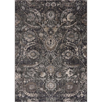 Hauteloom Georgiana Charcoal Area Rug