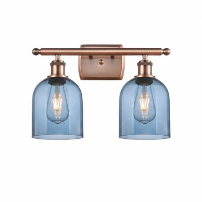 Bella - 2 Light Bath Vanity In Industrial Style-10.5 Inches Tall and 15.5 Inches Wide