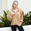 Anna-Kaci Women's Half Zip Pullover Hoodie with Side Slit for Everyday Looks - 3 of 4