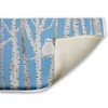Stupell Industries Winter Birches & Owl Printed Plush Bath Mat And Bath Rug, Design By Darlene Seale, 18"X30" - 2 of 4