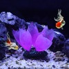 Unique Bargains Silicone Fluorescence Floating Aquarium Lotus Flower - 2 of 4