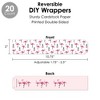 Big Dot of Happiness Pink Flamingo - Party Like a Pineapple - Tropical Summer Party Favors and Cupcake Kit - Fabulous Favor Party Pack - 100 Pieces - 3 of 4