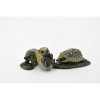 Collectible Wildlife Gifts | Hedgehog,  Family of Three, Rubber Animal, Realistic Toy Figure, Model, Hand Painted, Gift,    3"   CH437 BB109 - 3 of 4