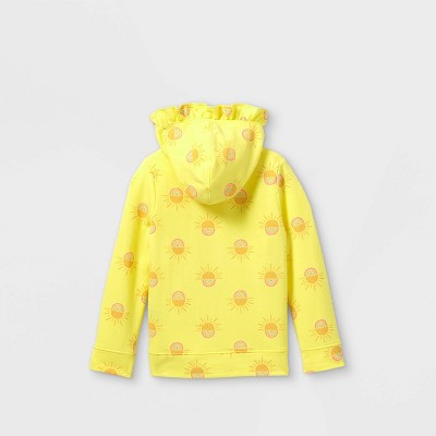 yellow vacation sweatshirt