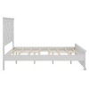 NicBex Full/Queen/King Size Farmhouse Solid Wood Bed Frame with Headboard for Adults/Boys/Girls,White - 4 of 4