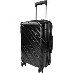 Karriage-Mate 22" Carry-On Suitcase Hand Carry Luggage Lightweight Expandable Spinner with 360° Dual Wheels - 1 of 4