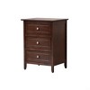 Sapphtopaz Modern Nightstand with 3 Drawers Space-Saving Night Stand with Sturdy Frame Rectangle Simple Bedside Table for Bedroom,Living Room - 4 of 4