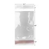UOFFICE Clear Resealable Cellophane Bags 3.1" x 3.9" with Hanging Header - 3 of 4