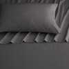 100% Turkish Cotton Solid Flannel Sheet Set - Isla Jade - 3 of 4