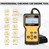 Belatt Car OBD2 Scanner Code Reader, Engine Fault Diagnostic Tool, Read/Clear Codes, Freeze Frame, I/M Readiness, Vehicle Info, Live Data, 1996+ Cars - 2 of 4