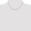 Black Bow Jewelry 1.25mm Sterling Silver, Solid Twisted Box Chain Necklace - 2 of 4
