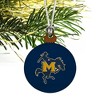 McNeese State University Primary Logo Mini Small Tiny Wood Christmas Tree Holiday Ornament - 3 of 4