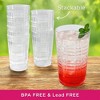 Kate Aspen Plastic Tumblers Set of 8 – Dishwasher Safe Acrylic Cups - BPA-Free Reusable Drinkware - 4 of 4