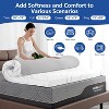 Vipbear Mattress Topper with Ice Silk Cover  4 Inch, Premium Cooling Gel+ Bamboo High-Density Memory Foam Mattress Topper - 4 of 4