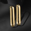 Ross-Simons Italian 14kt Yellow Gold Paper Clip Link Hoop Earrings - 3 of 4