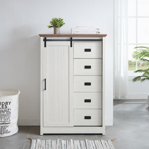AndMakers 47.64 in. H Accent Cabinet with 5 Drawers and 4 Shelves - 1 of 4