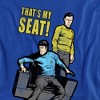 Toddler Boys' Star Trek My Seat T-Shirt (3T) Royal Blue - 3 of 4