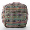Christopher Knight Home Madrid Pouf Sage: Bohemian Style, Cotton Upholstery, No Assembly, 250lb Capacity - 3 of 4