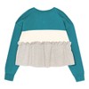 NFL Miami Dolphins Girls' Crew Neck Fleece Sweatshirt - 3 of 3