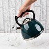 SharpChef Whistling Stovetop Tea Kettle,Food Grade Stainless Steel, Cool Touch Ergonomic Handle, Fast Boil, for Gas, Electric, and Glass Ranges - 3L - 2 of 4
