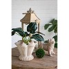 Okak 9x5.5x5.7 Inches Sand and Cement Conch Shell Planter Textured Finish for Indoor and Outdoor Use, Decorative Plant Pot - 4 of 4
