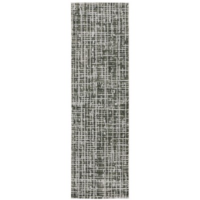 Oriental Weavers Bowen 2066W Grey/ Ivory Indoor Area Rug - 2'3" x 7'6"